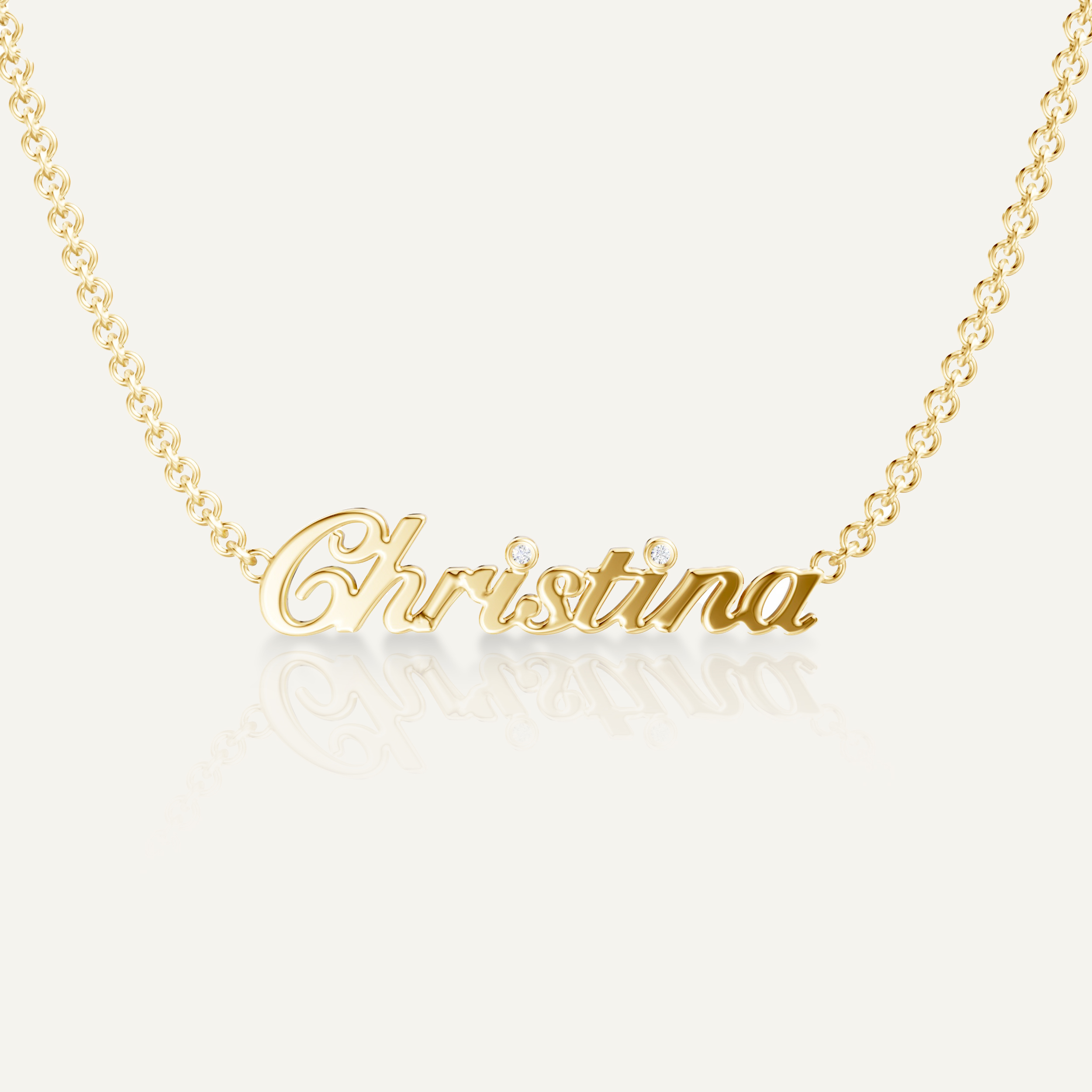 Nameplate Pendant Set