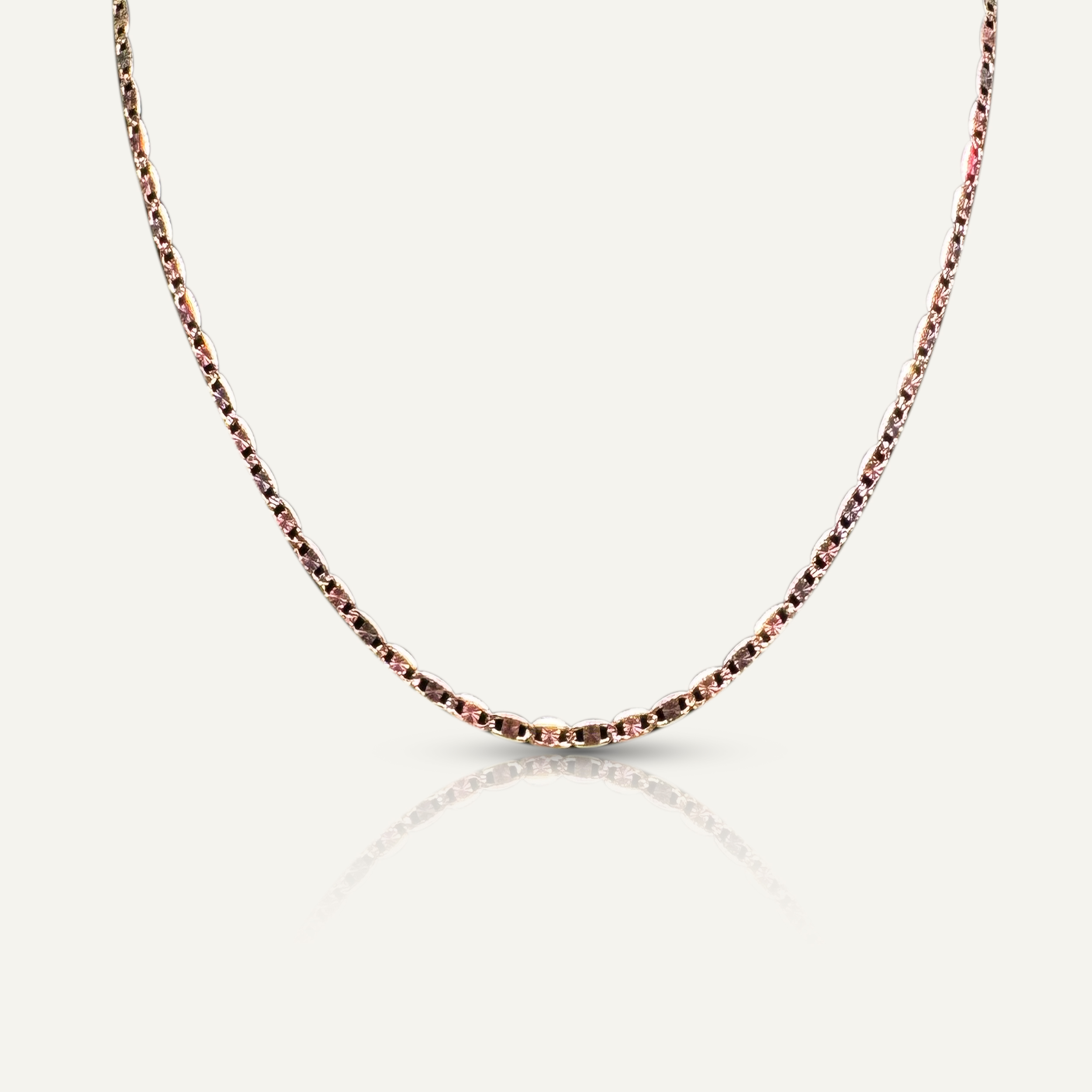 14k Tri-Color Valentino Necklace