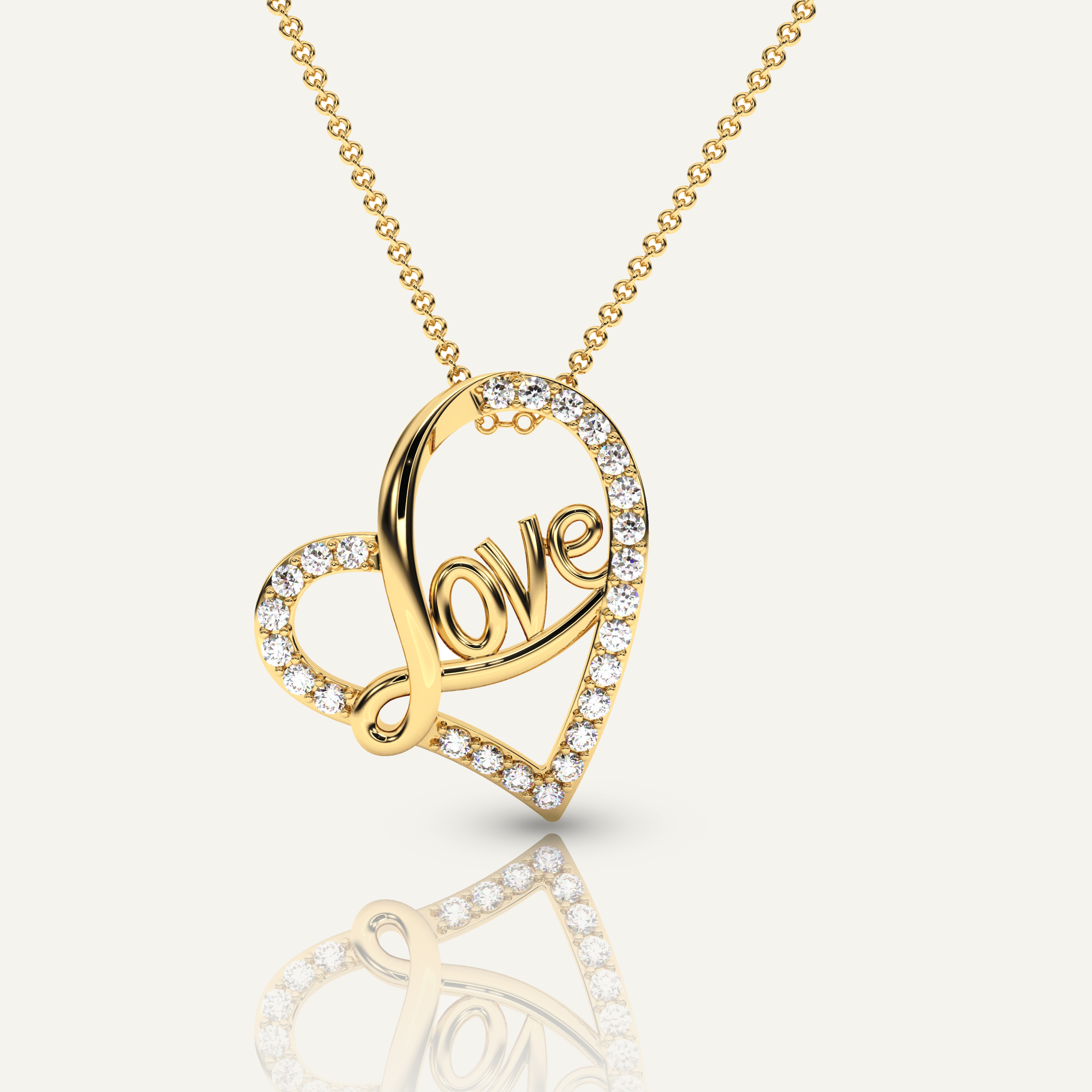 Heart Love V2 Necklace